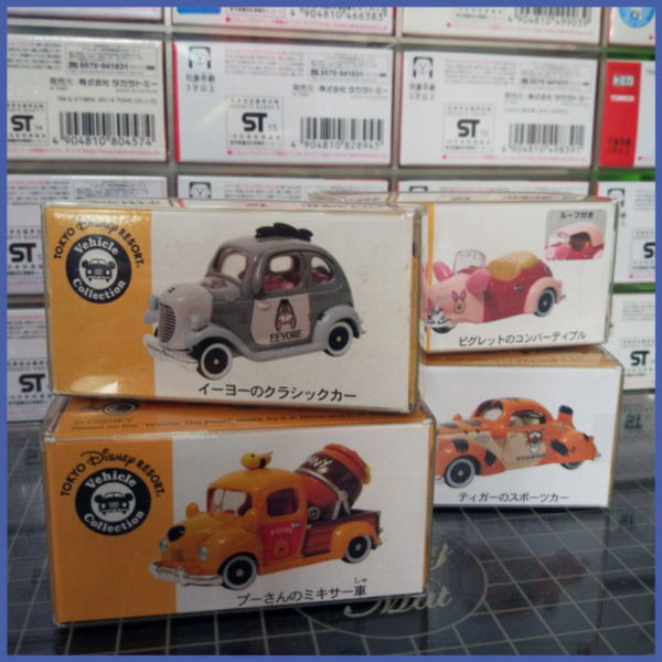 Unik Tomica Disney Resort Set Winnie Pooh Piglet Tigger Tiger Eeyore Diskon