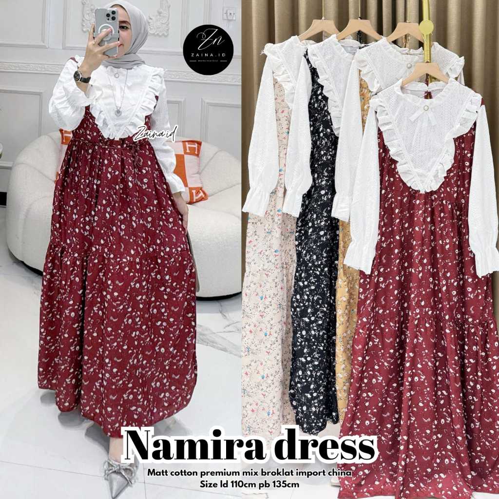 Savika Dress//Namira Dress//Milea Dress Wanita Import By Zaina.id
