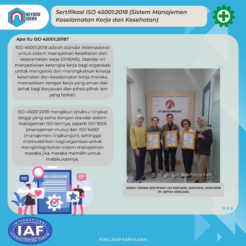 

Jasa Consultation ISO45001:2018