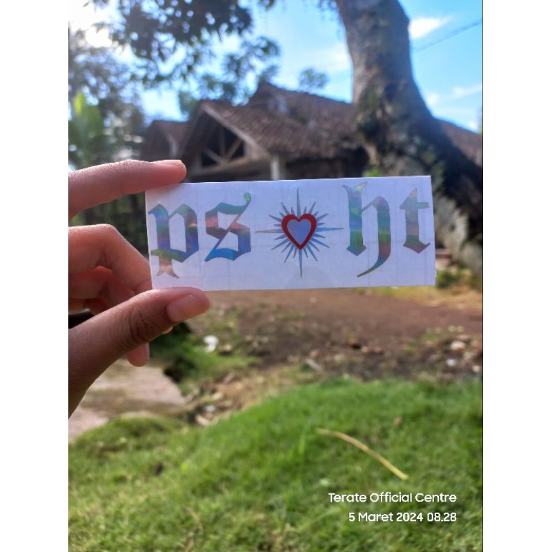 

STIKER PS♡HT HOLOGRAM
