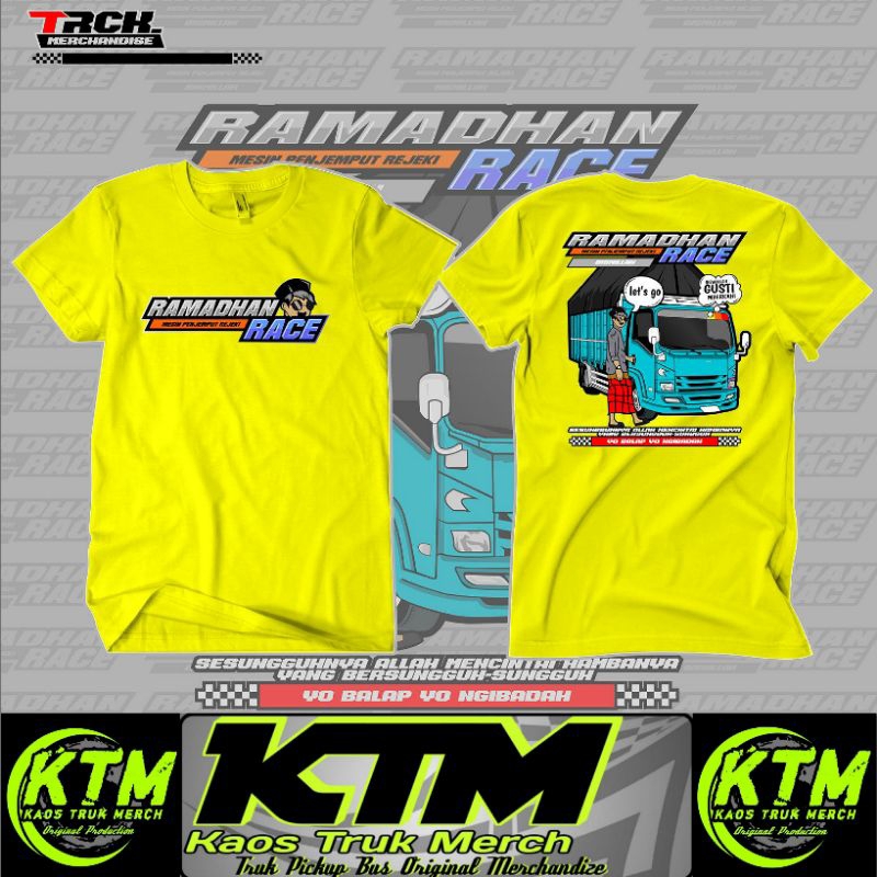 KAOS TRUCK RAMADHAN RACE ORIGINAL / KAOS TRUCK MANIA / KAOS DRIVER MANIA / PAKAIAN PRIA