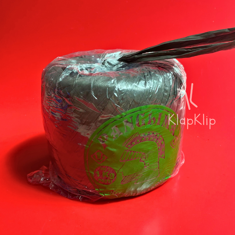 

GROSIR✅ 10pack Tali Rapiah HITAM Tebal 1kg Merek Panglima Unggul Mutu Terjamin - Tali Rafiah Tali Plastik Ikat 1kg - Tali Plastik Gulung HITAM