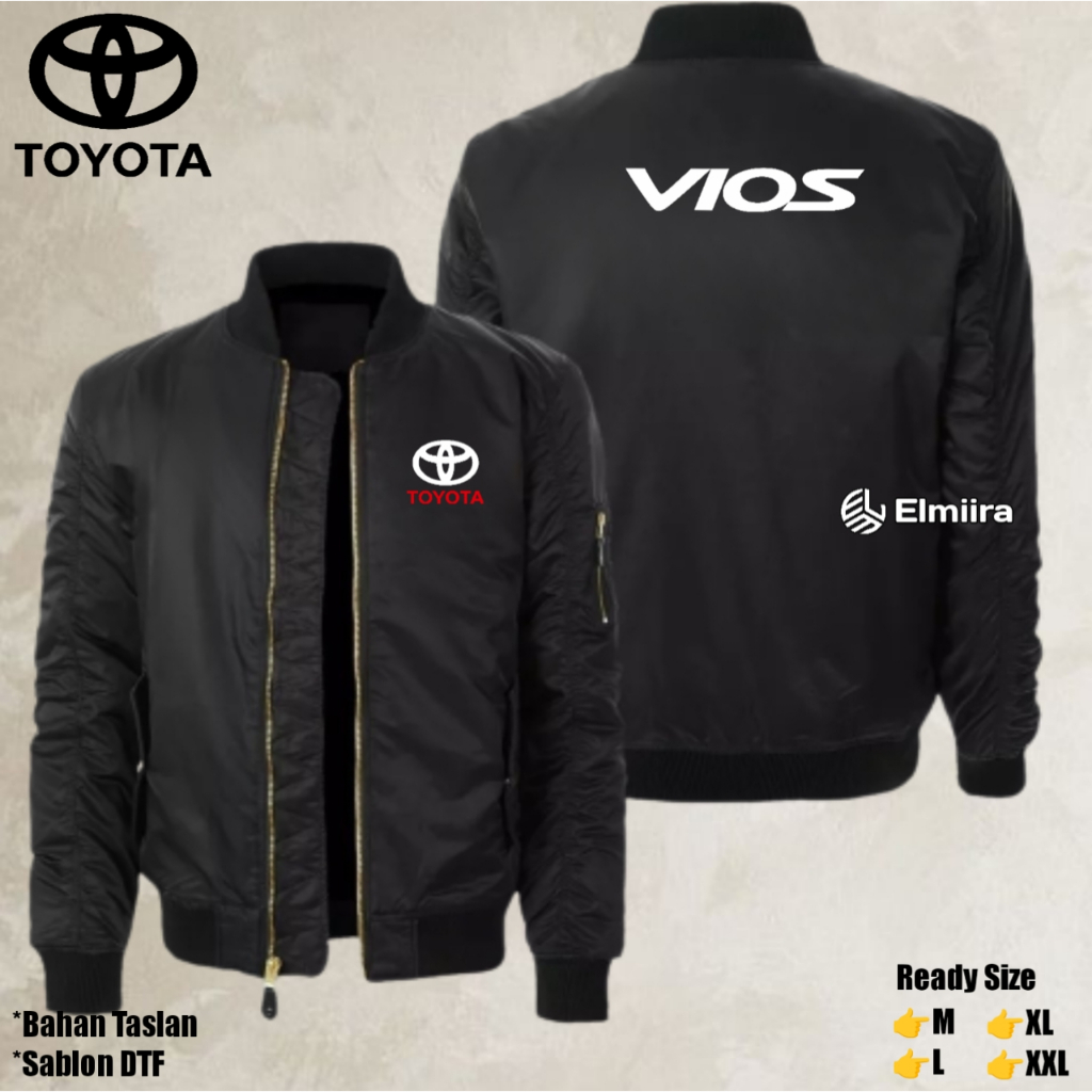 Jaket Toyota Vios Bomber