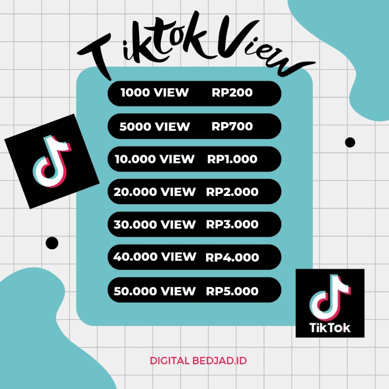 TIKTOK VIEW NONDROP.VIEW TIKTOK FYP PERMANEN - PENGIRIMAN CEPAT AMAN