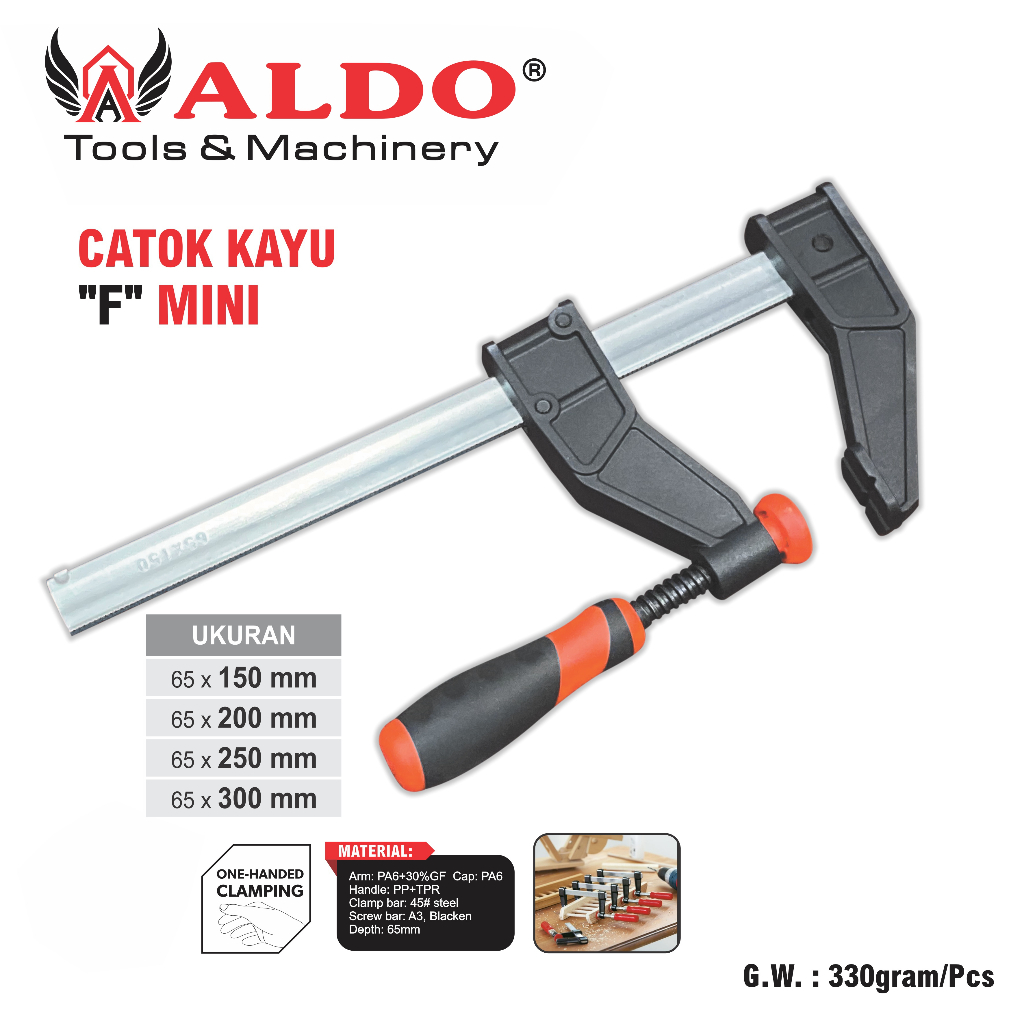Catok Kayu F-Mini Merk ALDO