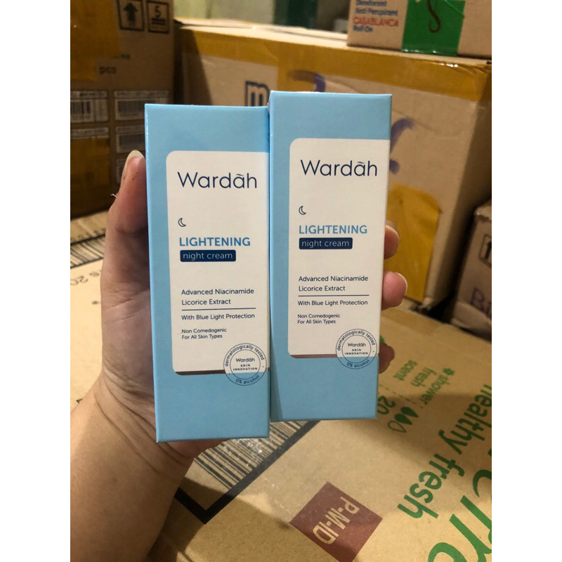 Wardah Lightening Day and Night Cream Tube Wardah Lightening Day Cream