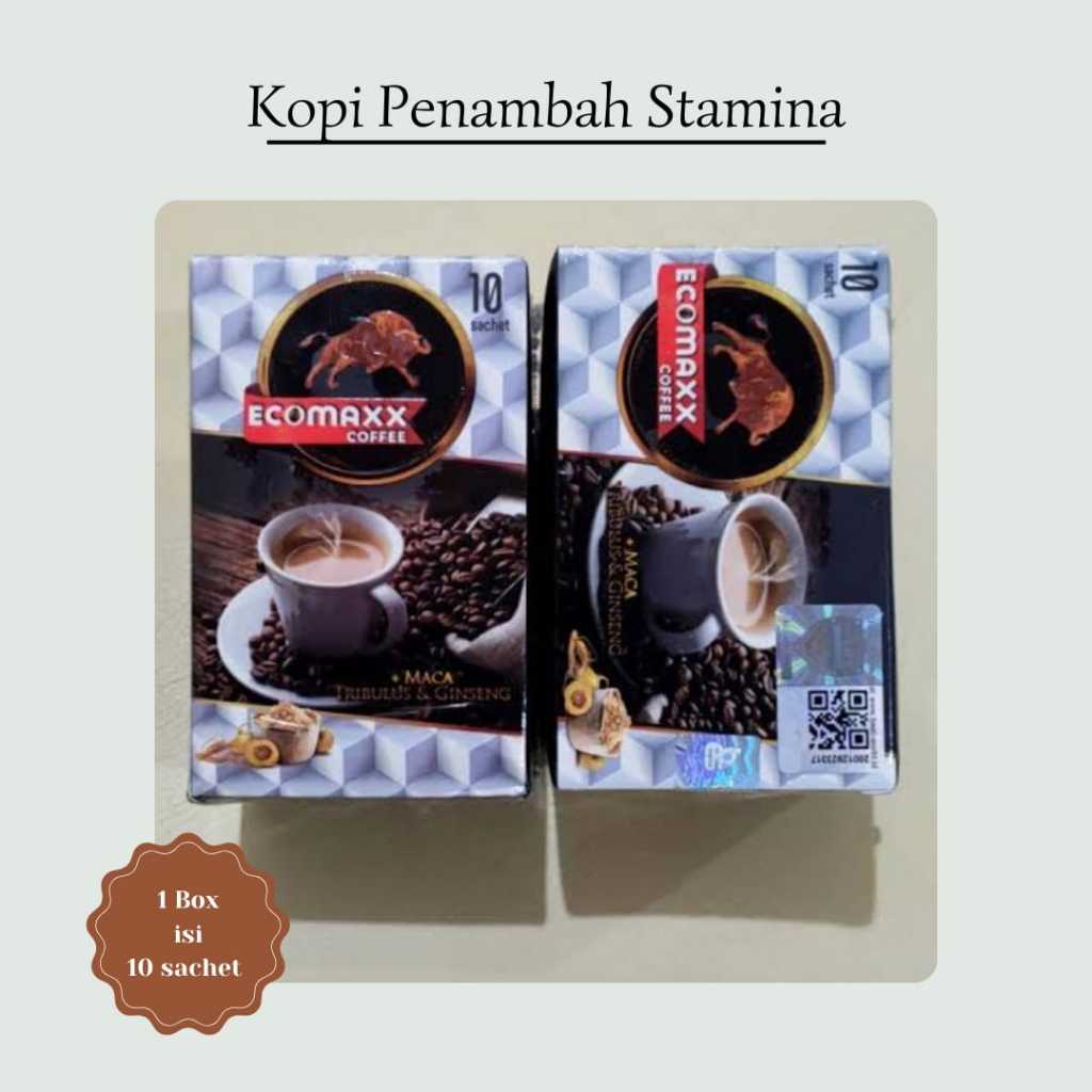 

Kopi Kesehatan tubuh - Meningkatkan Stamina energi tubuh - 1 Box isi 10 Sachet