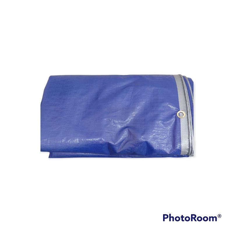 TERPAL PLASTIK A7 UK CUSTOM BIRU SILVER / TERPAL LEMBARAN /TERPAL JEMUR PADI /TERPAL KANDANG AYAM /T