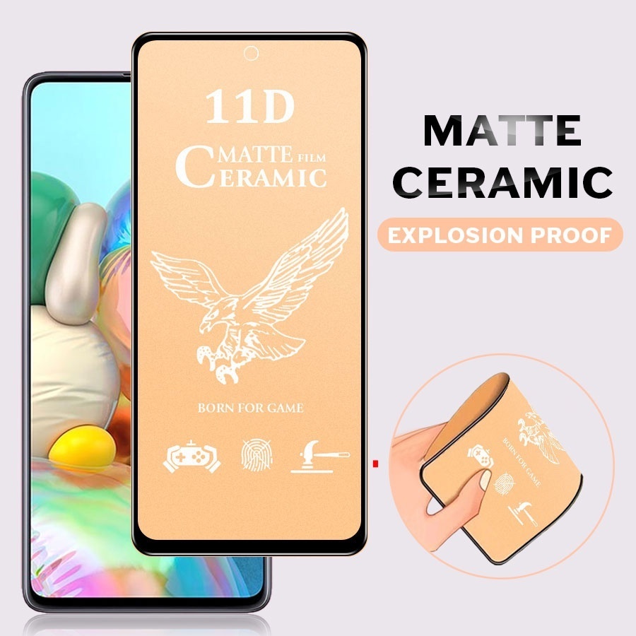 Anti Gores Ceramic Matte Oppo A74 4G , Oppo A74 5G , Oppo A95 Anti Minyak