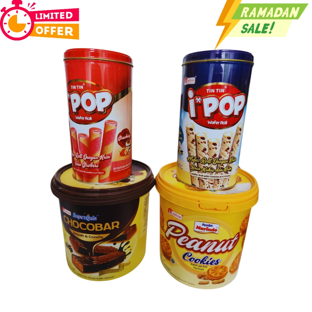 

Paket bundling biskuit wafer roll dan biskuit