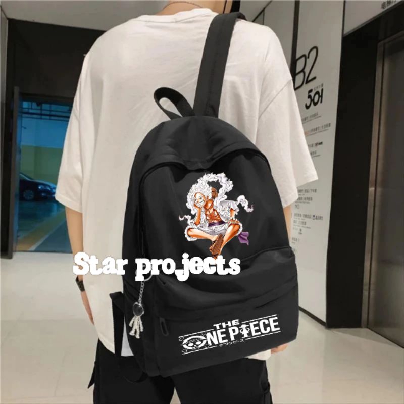 star_project  I'm Inspiration tas ransel Sun God Nika V5 luffy gear 5 tas anime backpack anime Editi
