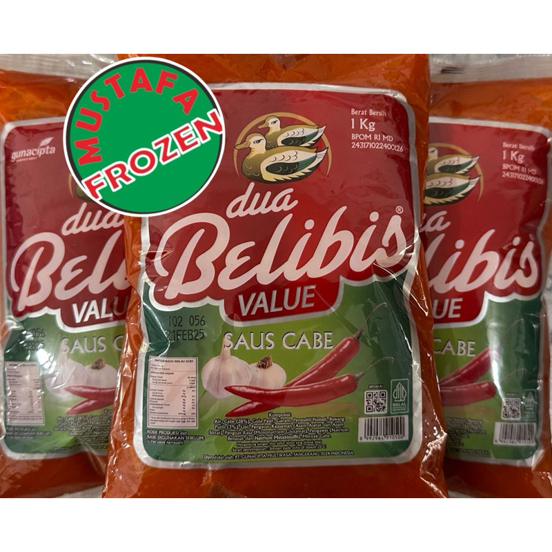 

Belibis Saos Cabe Value 1kg