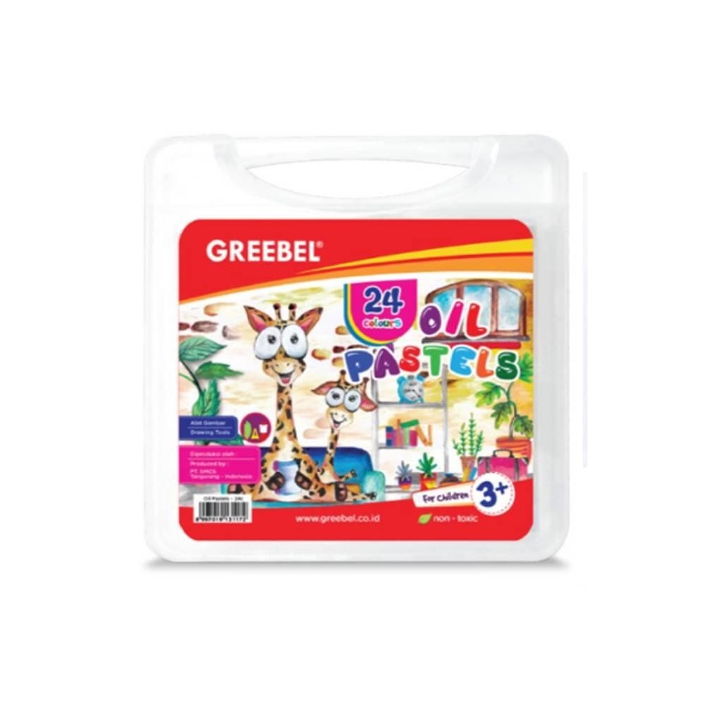 

Crayon / Krayon Oil Pastel - Greebel 24 Warna MURAH