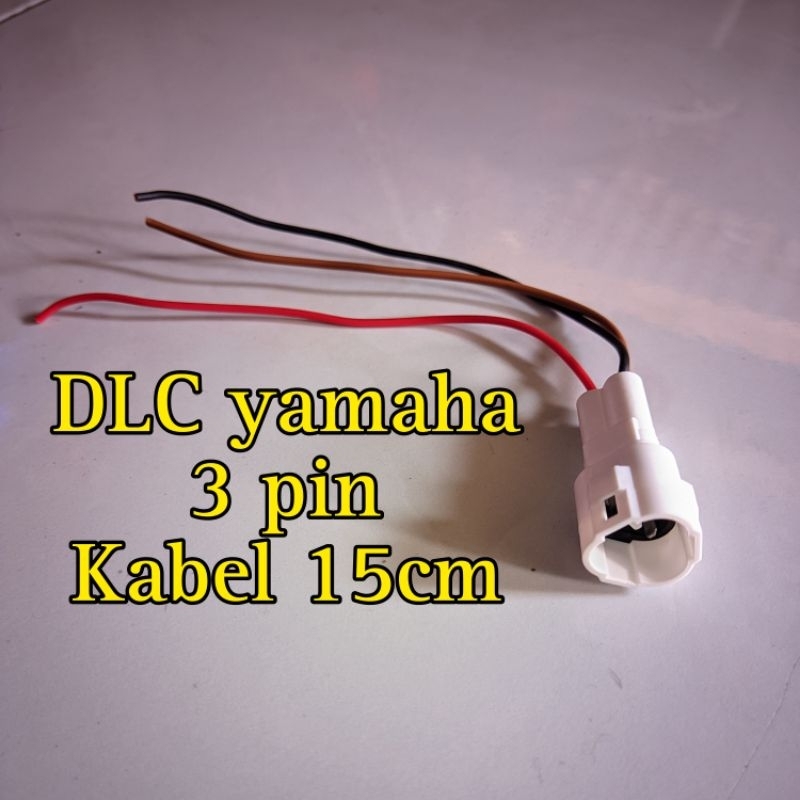 Soket DLC yamaha 3 pin dengan kabel socket