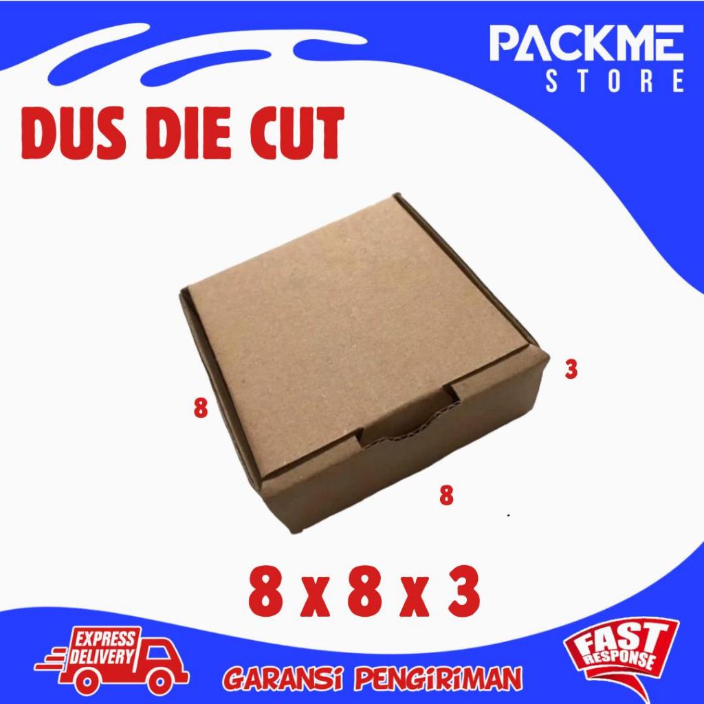 

KARDUS BOX KARTON PACKING DUS PIZZA DIE CUT AA2 8 CM x 8 CM x 3 CM