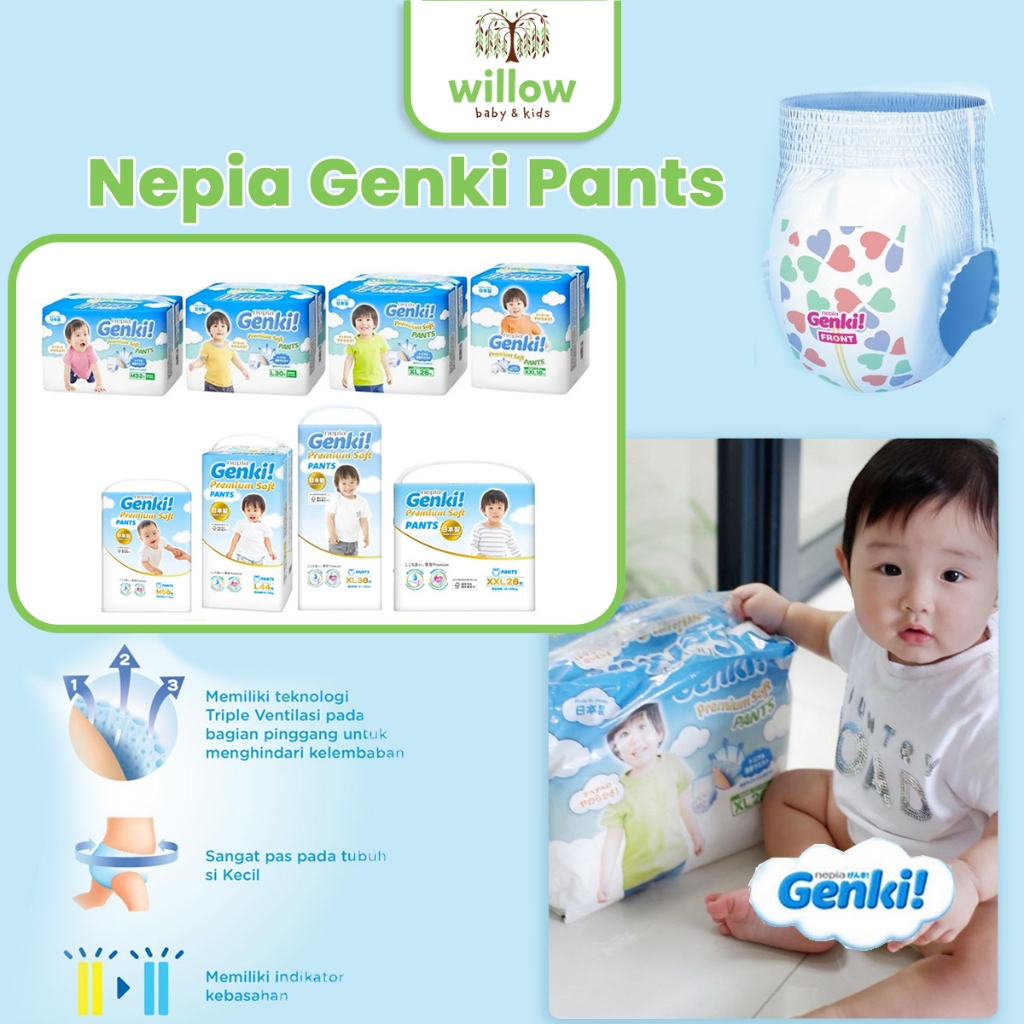 Diaper - Nepia Genki Pants