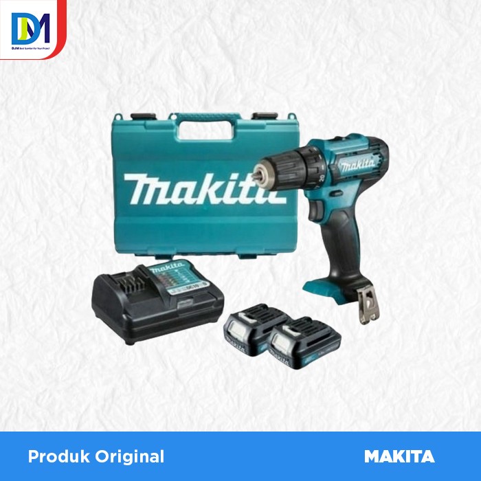 Mesin Bor Cordless Drill Tanpa Kabel DF333DWYE Makita Produk Original