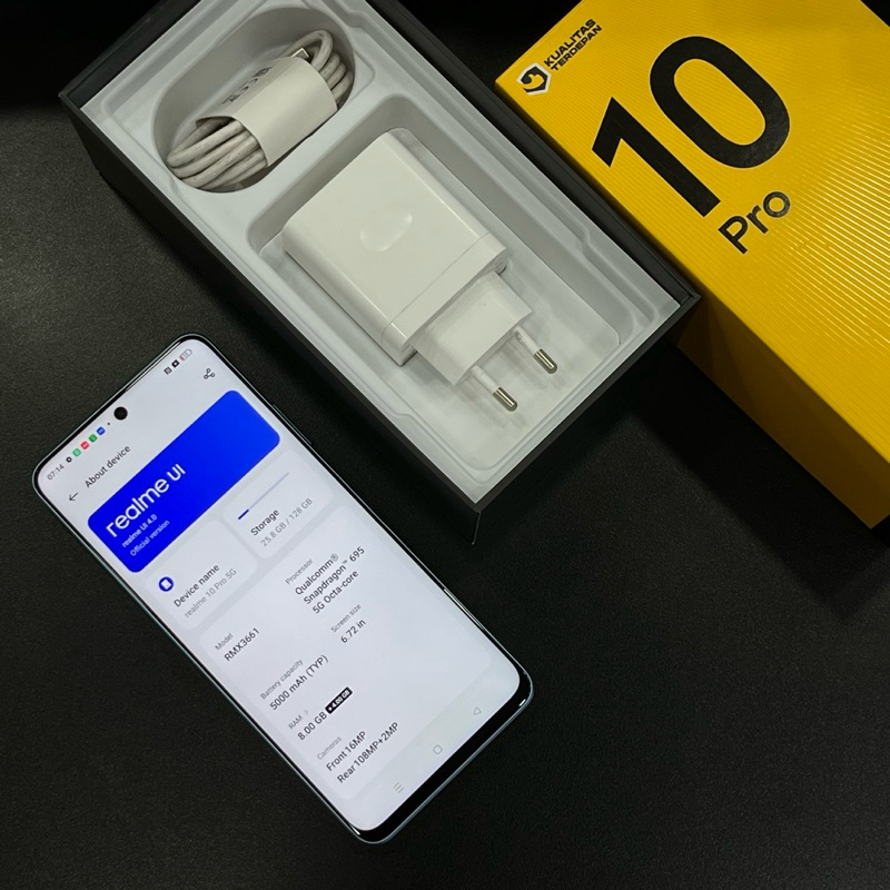 Realme 10 Pro 5G 8/128GB Blue / Second Like New / Mulus