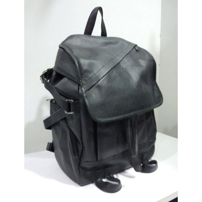 tas laptop ransel kulit sapi asli model jansport