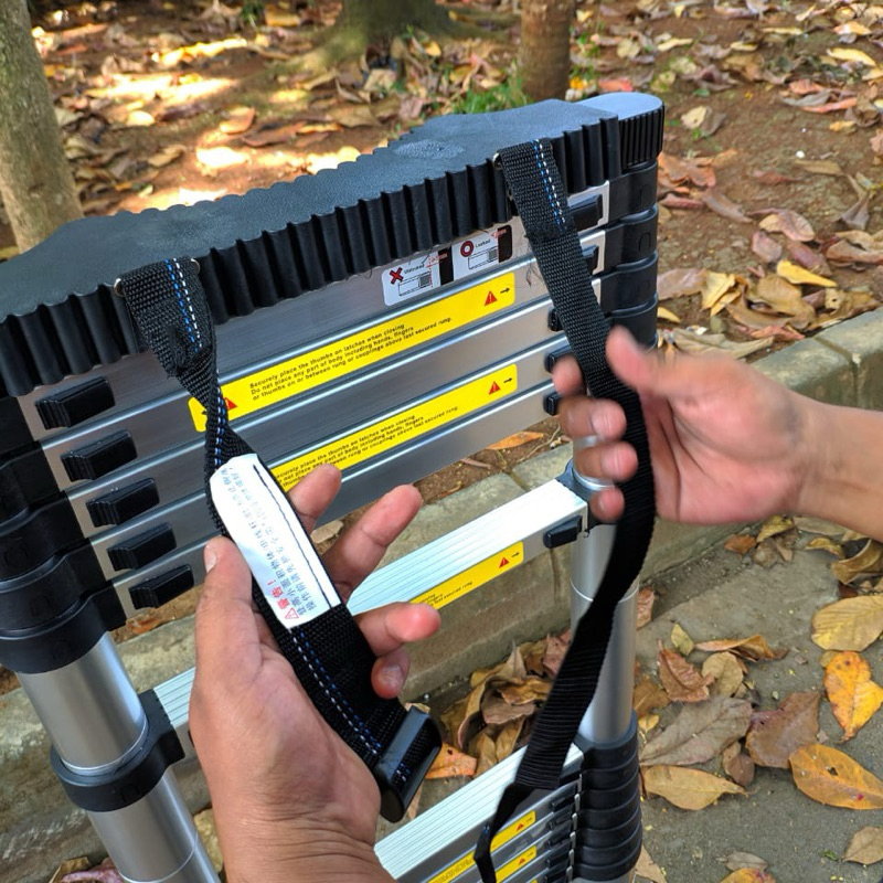 Tangga Lipat Alumunium teleskopik 7meter single tangga alumunium teleskopik Dalton 7meter