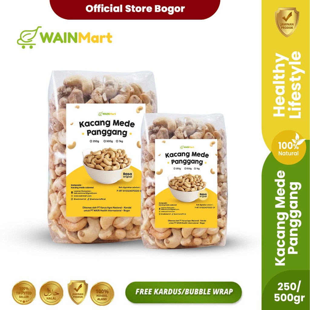 

Kacang Mede Oven Original Super Kacang Mete Gurih Snack Cemilan