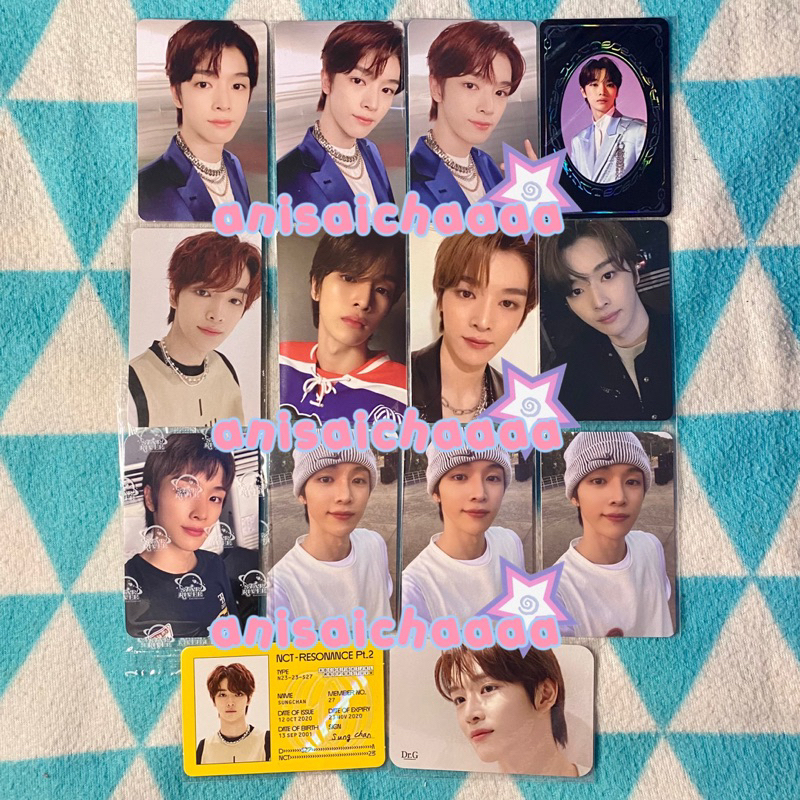 PHOTOCARD PC SUNGCHAN NCT 2020 RIIZE ALBUM POB AR YB ID STARRIVER RESSONANCE ARRIVAL DEPARTURE PAST 