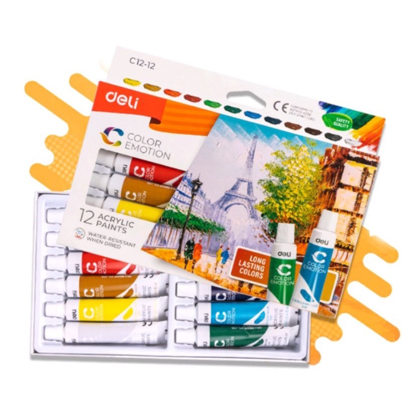

ACRYLIC 12 WARNA DELI C12-12