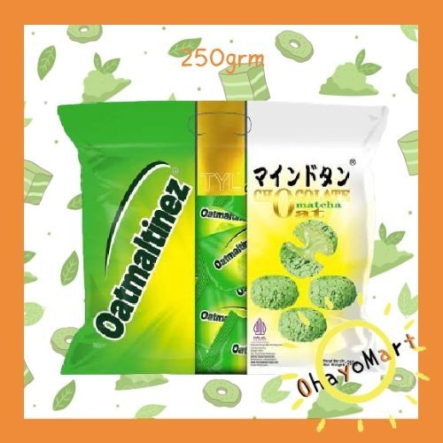 TYL Oatmaltinez Chocolate matcha / Oatmaltinez Oat bar Matcha 250grm