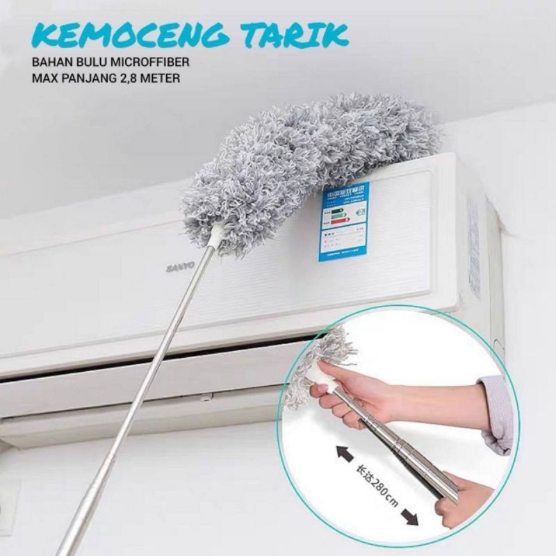 KEMOCENG MICROFIBER KEMOCENG PANJANG TELESKOPIK KEMOCENG PANJANG 2.8