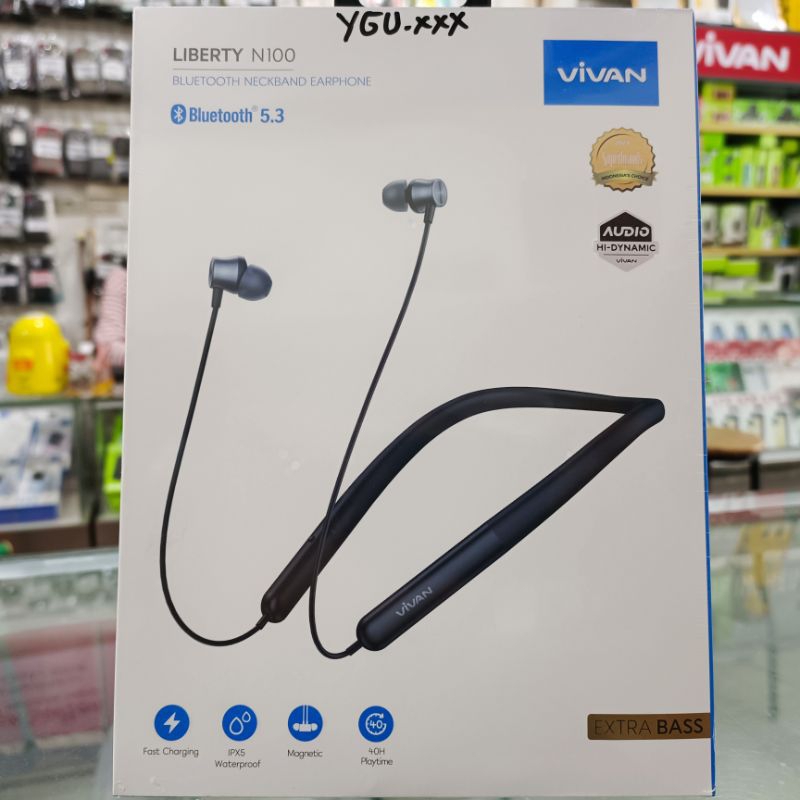 Earphone Neckband Bluetooth Vivan Liberty N100