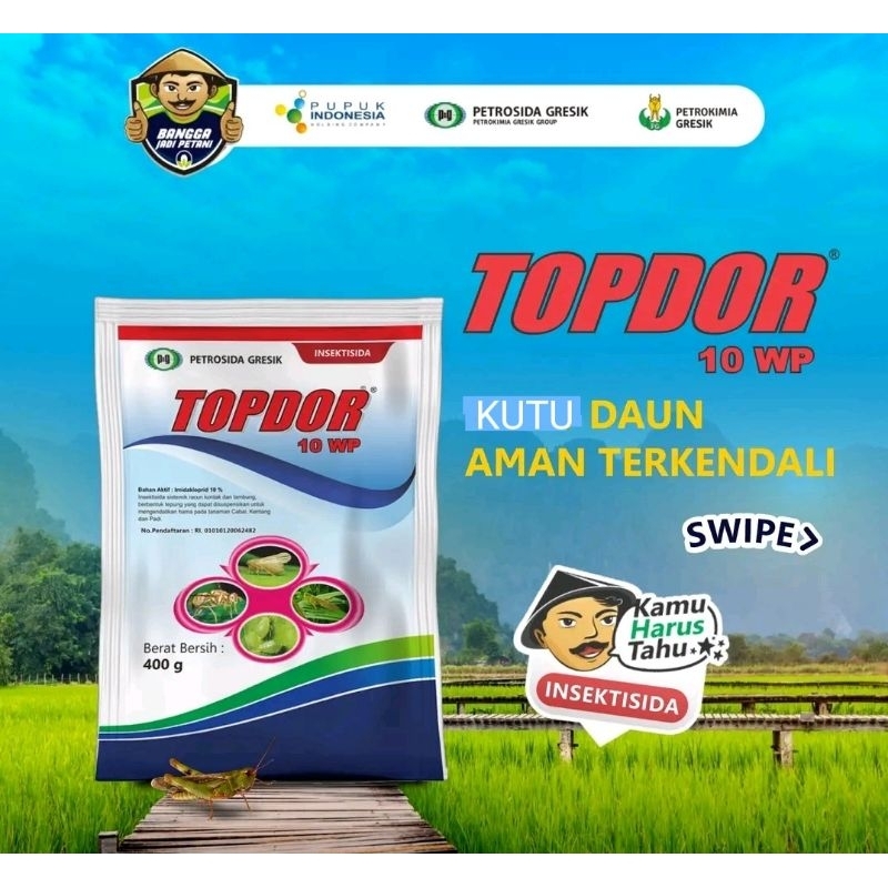 TopDor 10 Wp, kemasan 400 gr