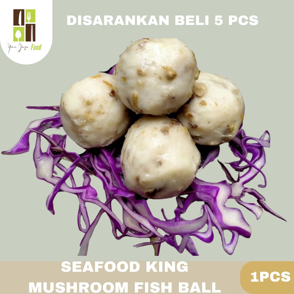 

Seafood King Aneka seafood Mushroom Ball / Salmon Ball / Tofu / Fish Ball / Sandwich PCS