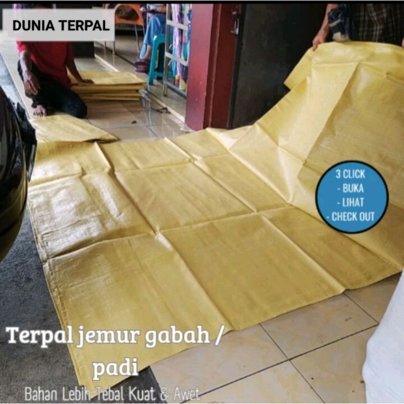 terpal hampar jemur gabah padi 3x4 hampar jemur hasil bumi