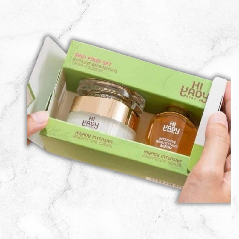 Set Skincare Serum & Krim Thailand Hi Yady Skin Food Set