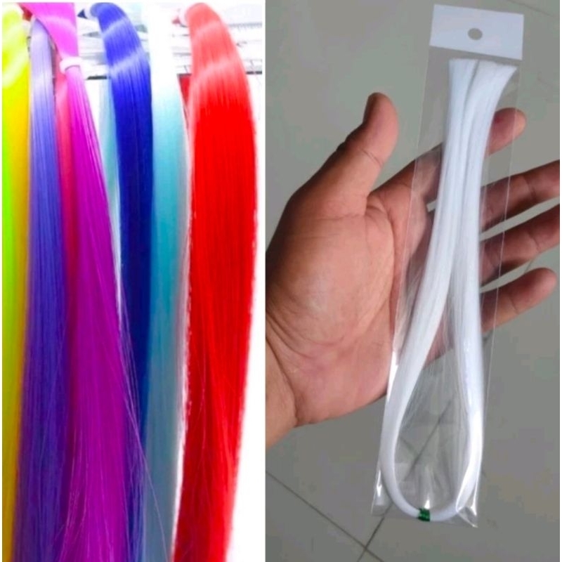 2 Ikat x 50 cm Serat Sutra Agogo/SKTL Serat Kain Umpan Sintetis | serat kain sutra umpan pancing | u