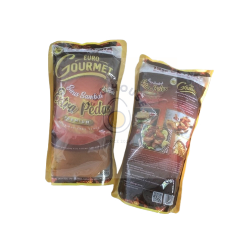 

Euro Gourmet Saus Sambal Extra pedas 1kg / Saus sambal ekstra pedas 1kg