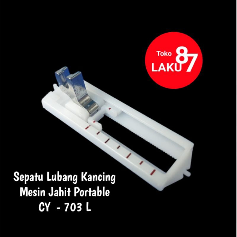 Sepatu Lubang Kancing Mesin Jahit Portable