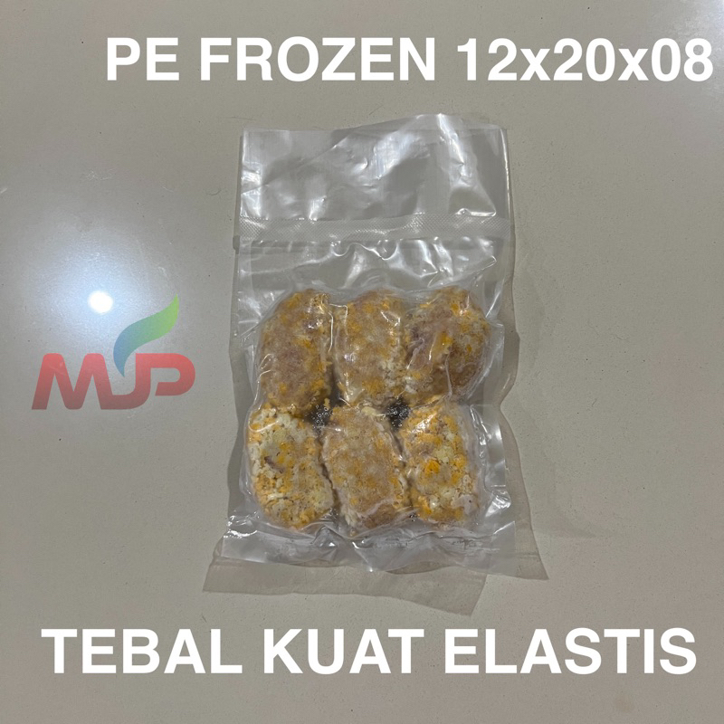 PLASTIK PE FROZEN FOOD TEBAL 80 MICRON UKURAN 12x20 / PLASTIK BEKU PLASTIK ES TAHAN ES TAHAN PANAS B