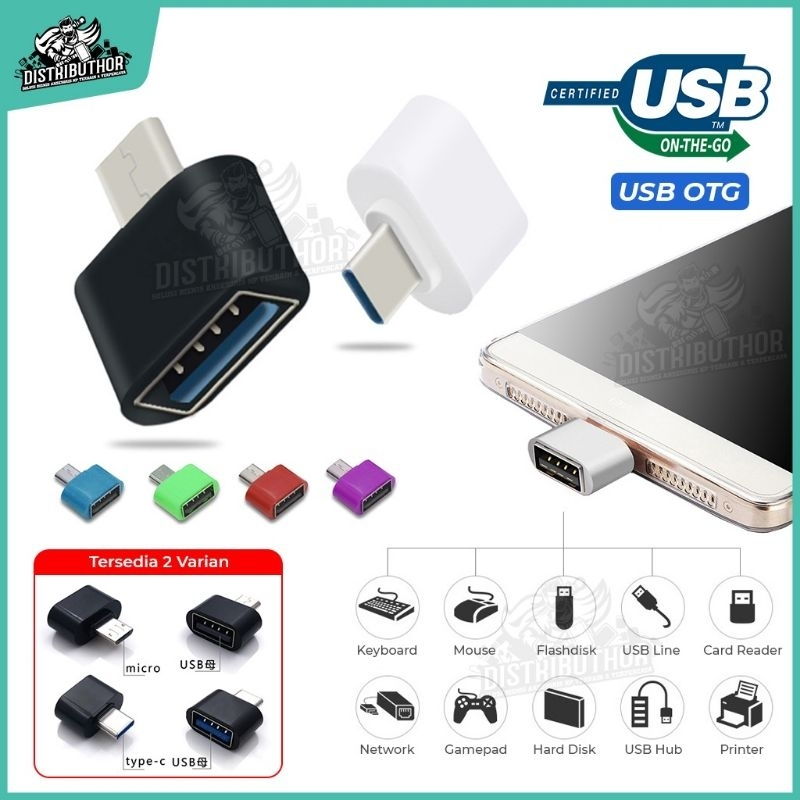 OTG Murah Type C dan Micro USB/V8