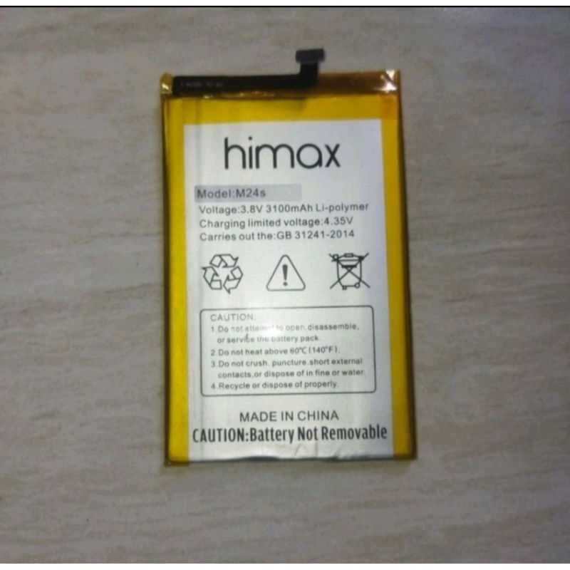 BATRE BATREI BATERAI BATTERAI BATTERAY COPOTAN 100% ORIGINAL HIMAX M24S (3100 mAh) ORIGINAL BATERAI 