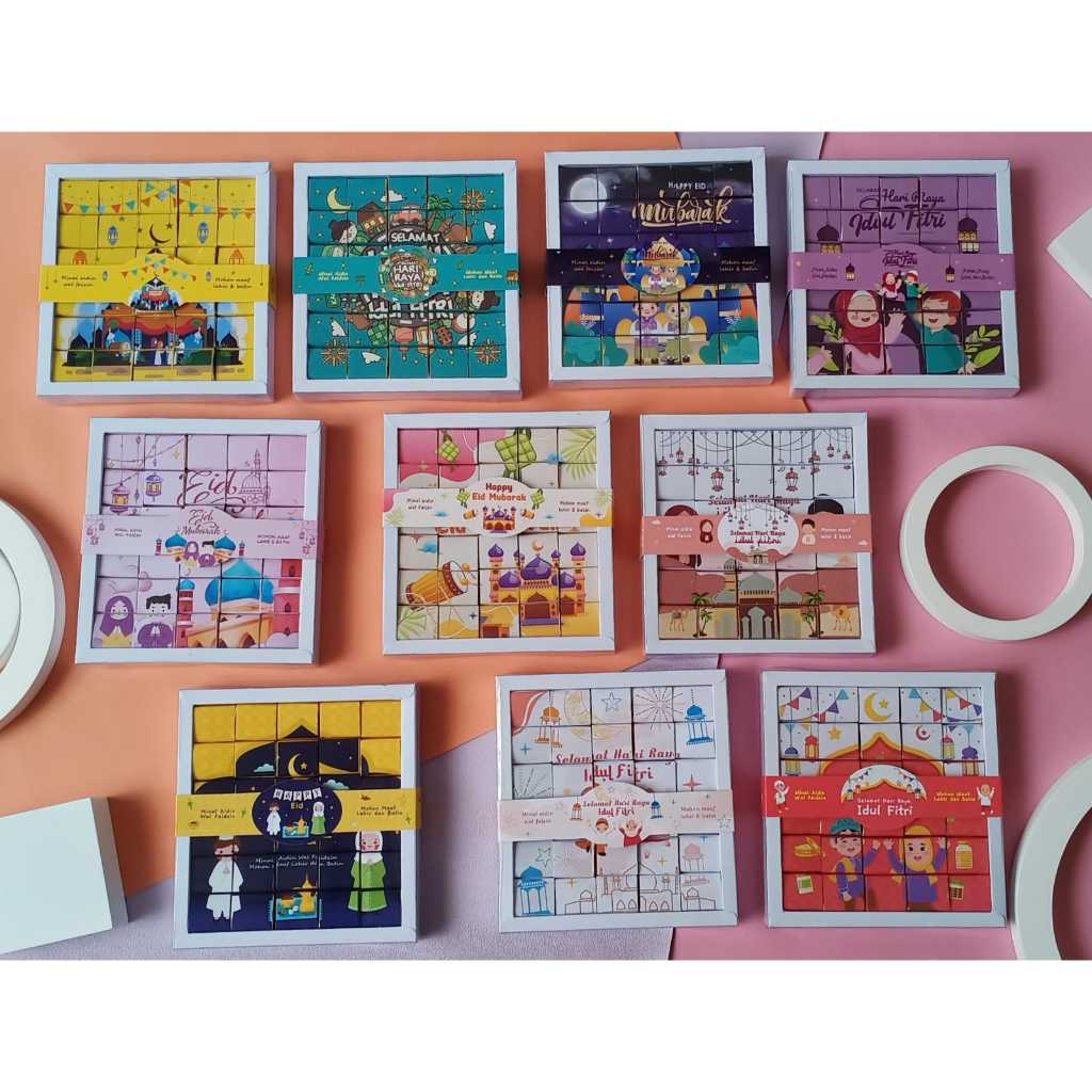 

Cokelat Coklat Souvenir Puzzle Bar Dadu Edisi Lebaran :