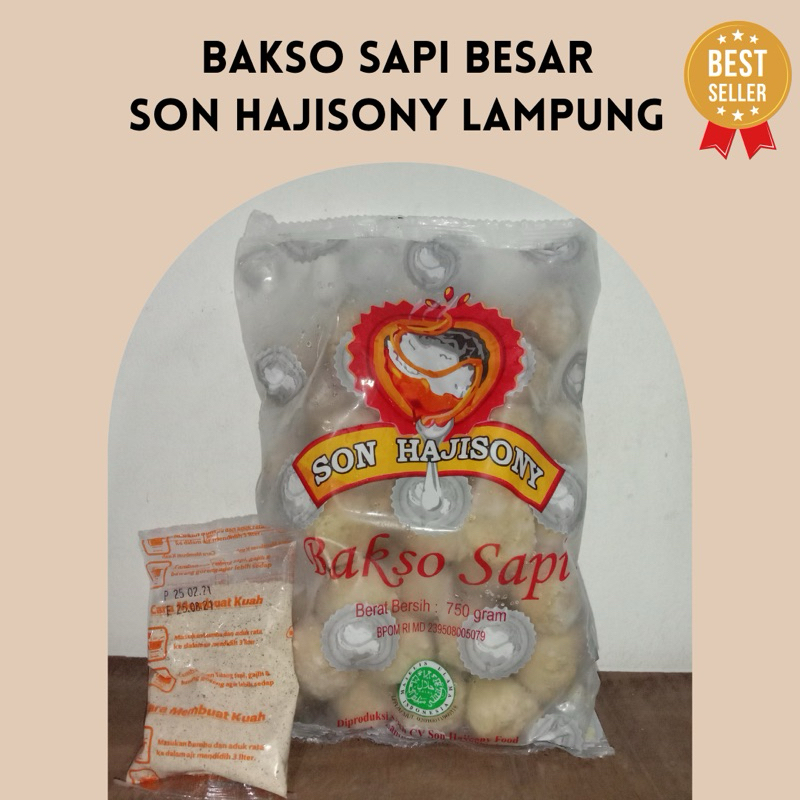 

Bakso Sapi Besar Son Hajisony Lampung