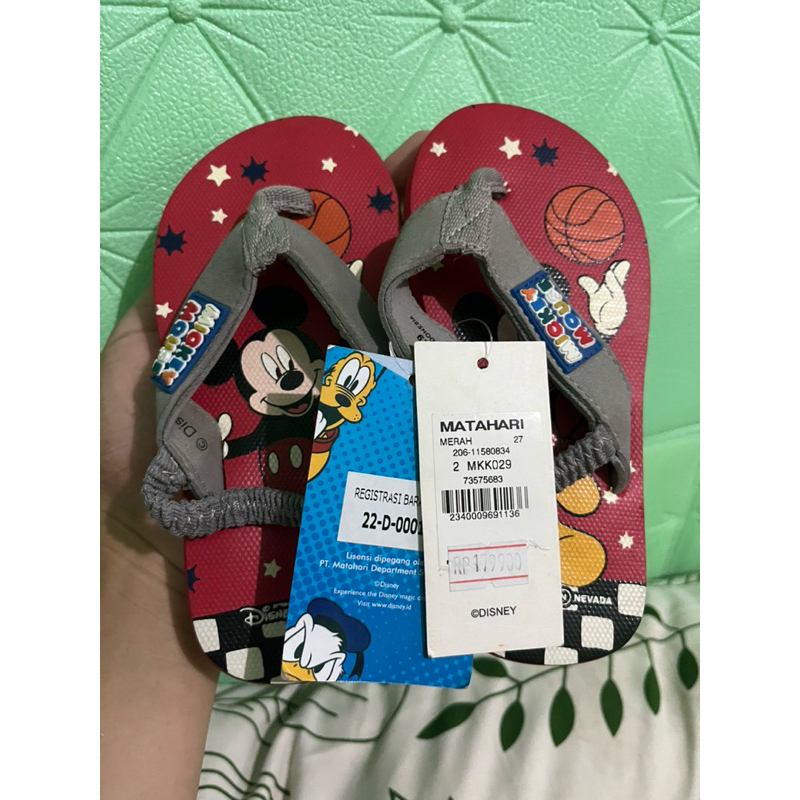 Sandal Jepit Anak Disney X Nevada Original