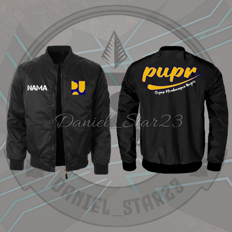 jaket bomber PUPR, jaket PUPR