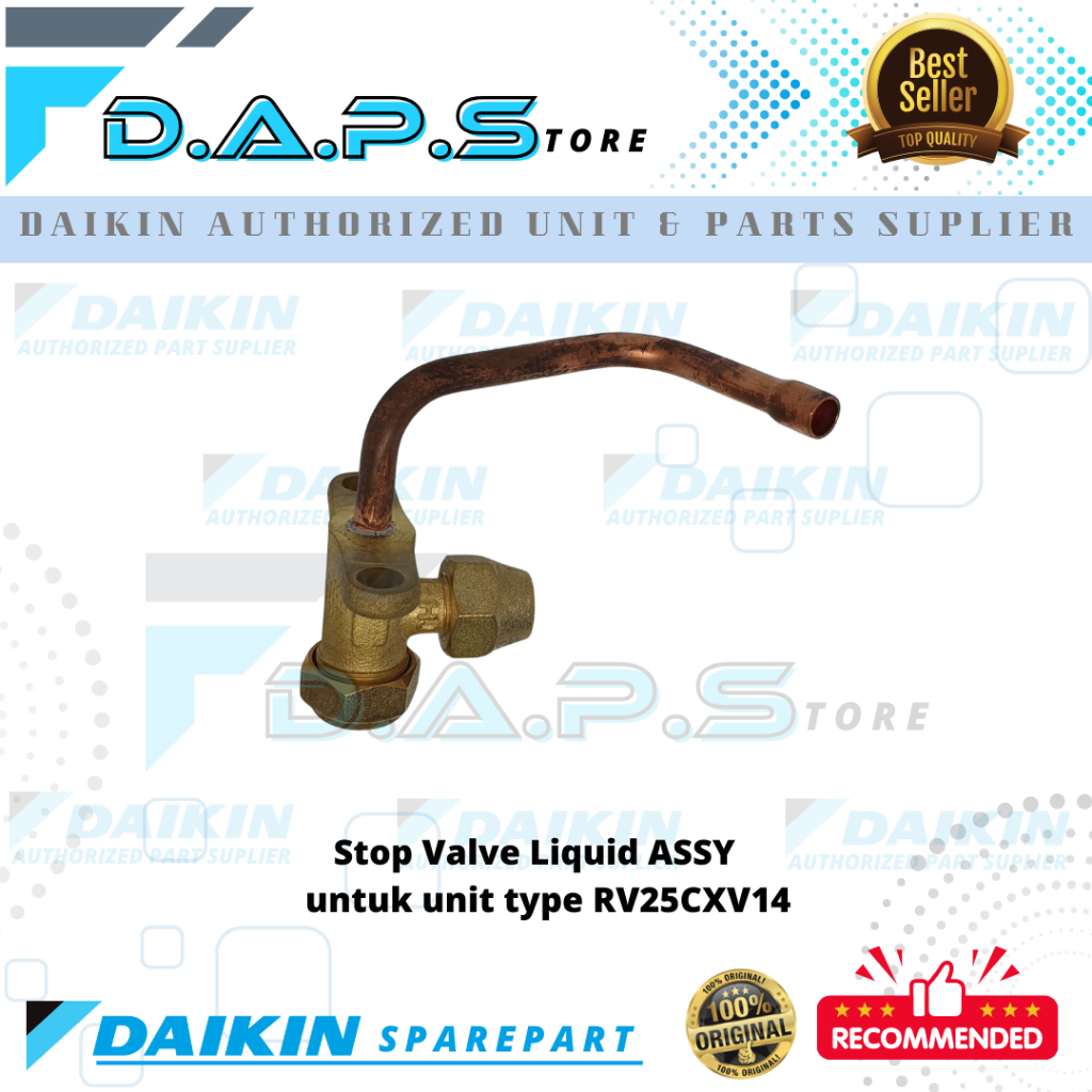 Kran - Keran - Stop valve Liquid AC DAIKIN Malaysia 1 PK RV25CXV14