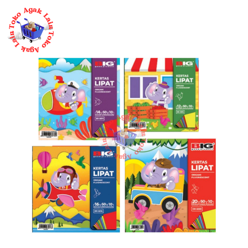 

Kertas Lipat / Kertas Origami BIG Isi 50 Lembar