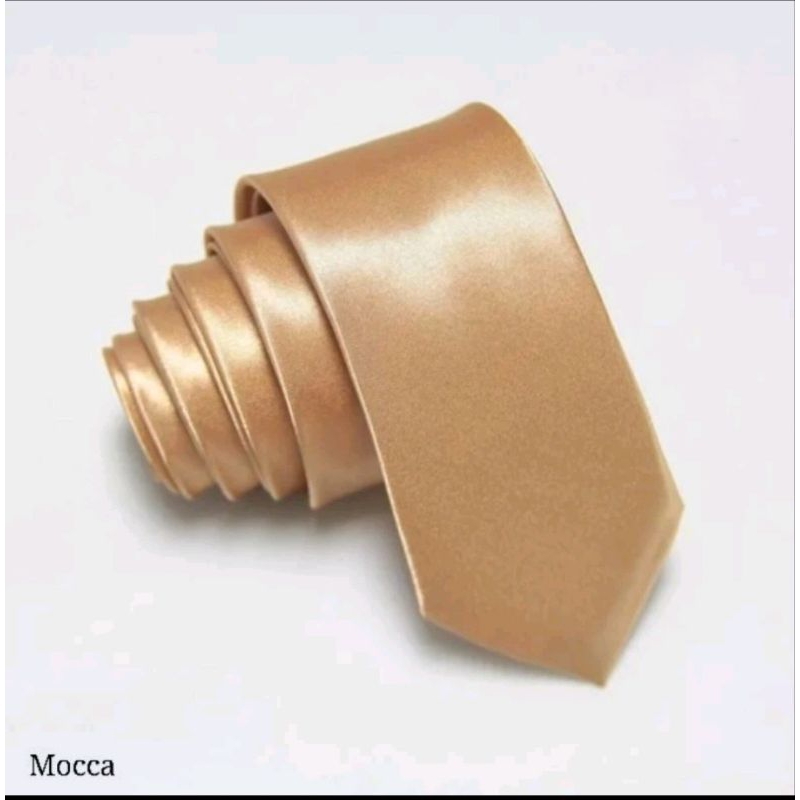 DASI PANJANG PRIA SATIN  WARNA MOCCA