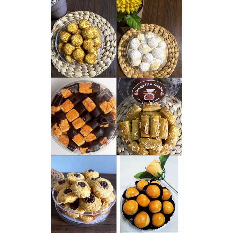 

Kue kering 250 gram kastengel/nastar/putri salju/cheese palm sugar/kastengel cokelat/sagu keju/kue kacang/thumbrint dll