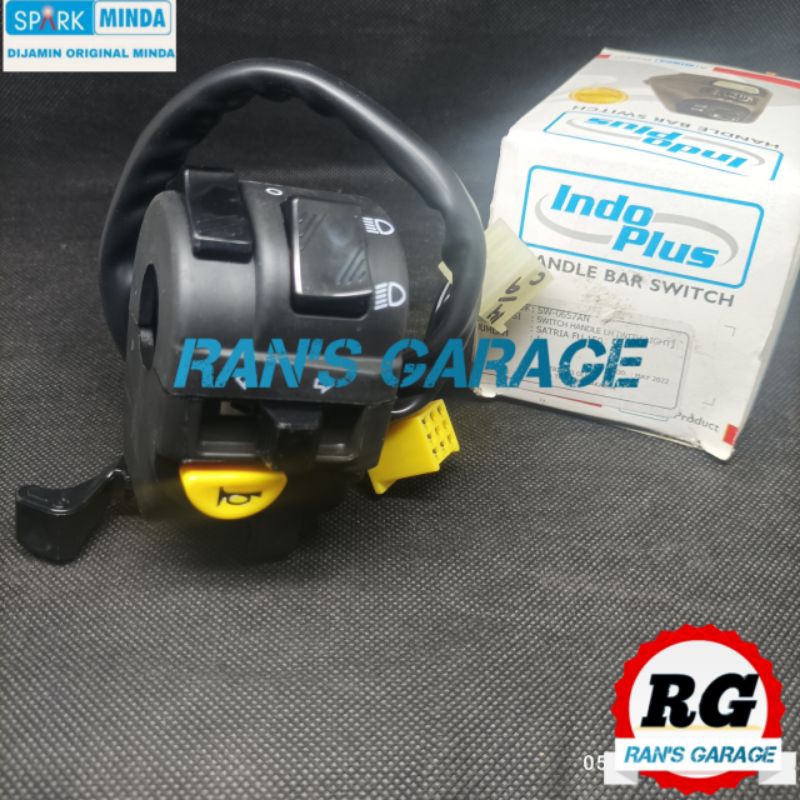 HOLDER SAKLAR KANAN KIRI SATRIA FU LAMA OLD KARBURATOR ORIGINAL MINDA INDOPLUS