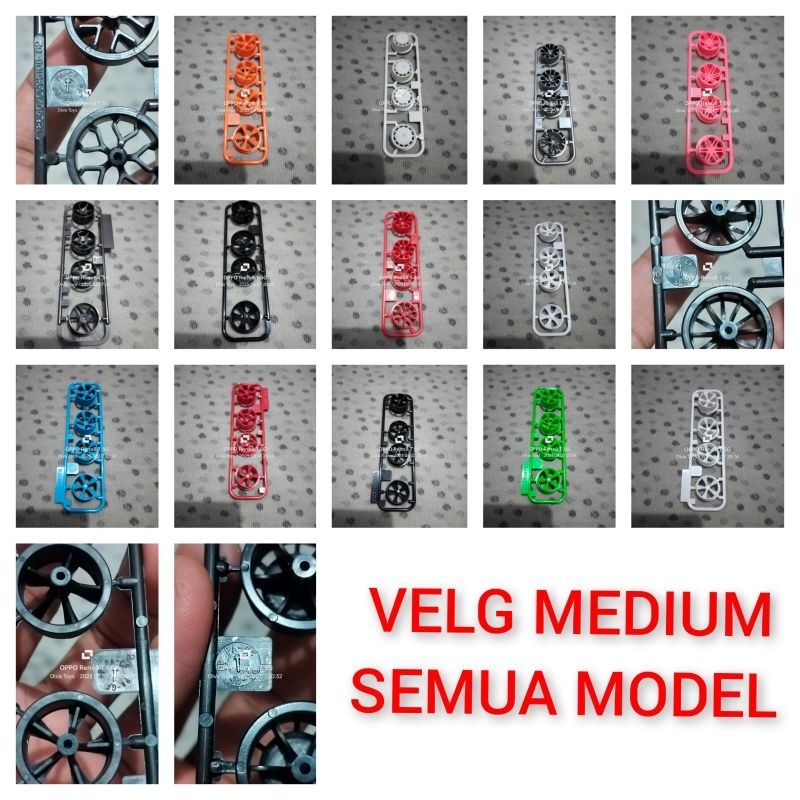 Live Tamiya Velg Medium 5 spoke/Y Spoke/A Spoke/Spira original Tamiyal